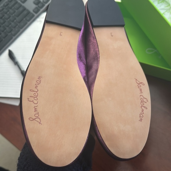 Sam Edelman Felicia Luxe Ballet Flat in Orchid New - Picture 6 of 7